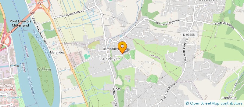 localisation de l'entreprise LCF INVEST  LATRESNE