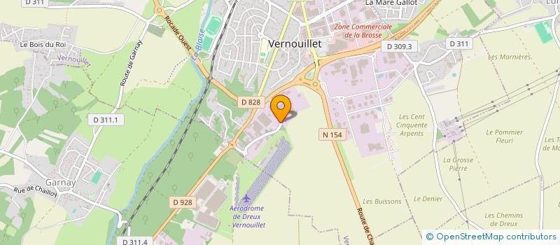 localisation de l'entreprise LCF - LA CARTOUCHE FRANCAISE à VERNOUILLET