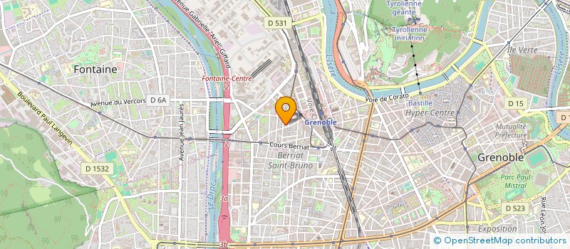 localisation de l'entreprise LCFI  GRENOBLE