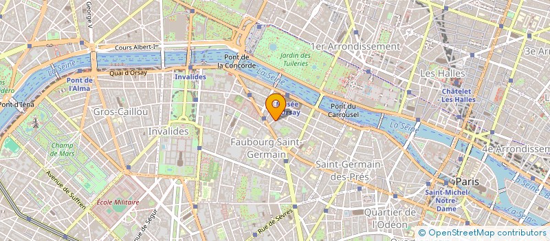 localisation de l'entreprise LCFI  PARIS