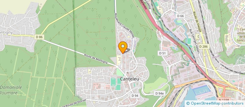 localisation de l'entreprise LCG  CANTELEU