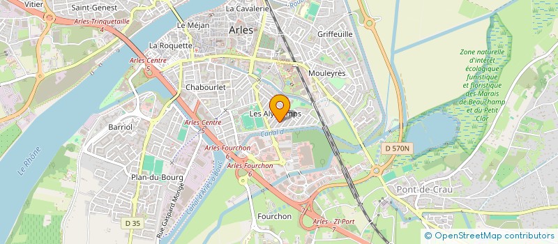 localisation de l'entreprise LCG à ARLES