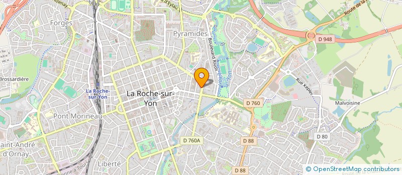 localisation de l'entreprise LCG à LA ROCHE-SUR-YON