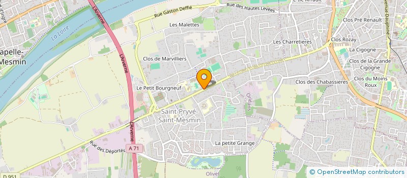 localisation de l'entreprise LCG à SAINT-PRYVE-SAINT-MESMIN