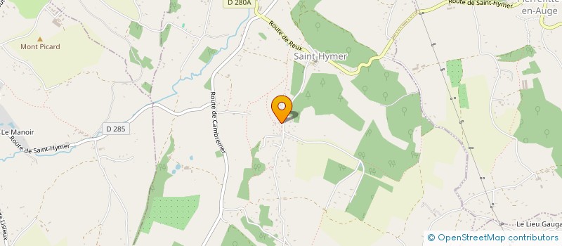 localisation de l'entreprise LCG DISTRIB  SAINT-HYMER