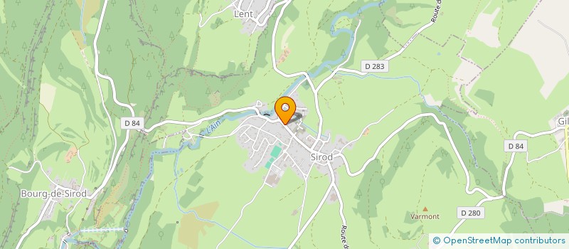 localisation de l'entreprise LCG ROUGET  SIROD