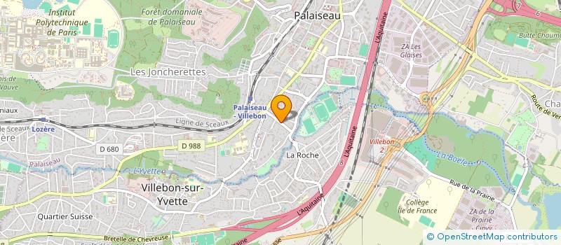 localisation de l'entreprise LCGD à PALAISEAU