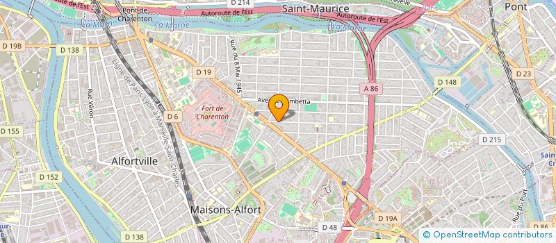 localisation de l'entreprise LCGI  MAISONS-ALFORT