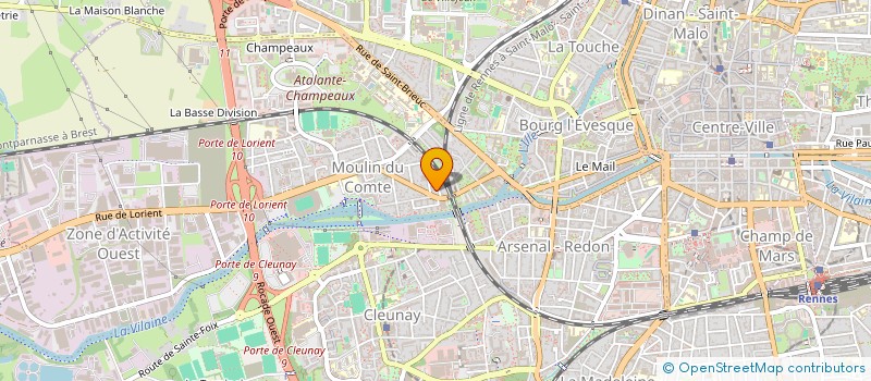 localisation de l'entreprise LCGP à RENNES