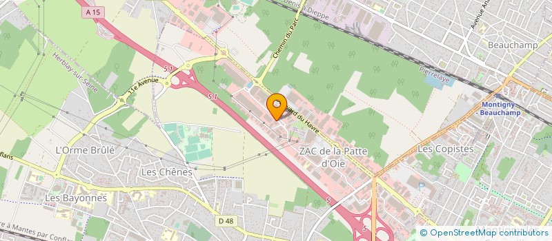 localisation de l'entreprise LCH  HERBLAY-SUR-SEINE