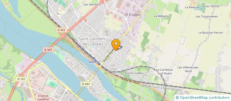 localisation de l'entreprise LCH  SAUMUR