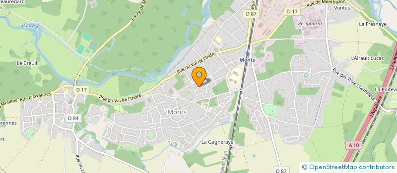 localisation de l'entreprise LCH  MONTS