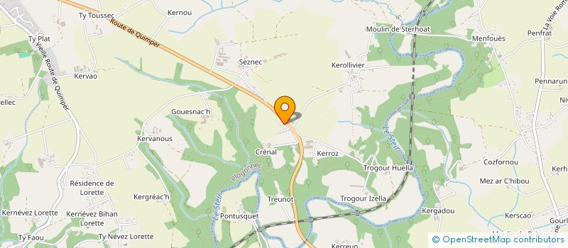 localisation de l'entreprise LCH  PLOGONNEC