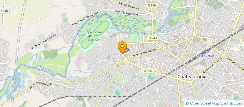 localisation de l'entreprise LCH - ASSOCIATION DE LUTTE CONTRE L'HOMOPHOBIE EN CENTRE FRANCE à CHATEAUROUX