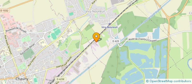 localisation de l'entreprise LCH.AUTO à VIRY-NOUREUIL