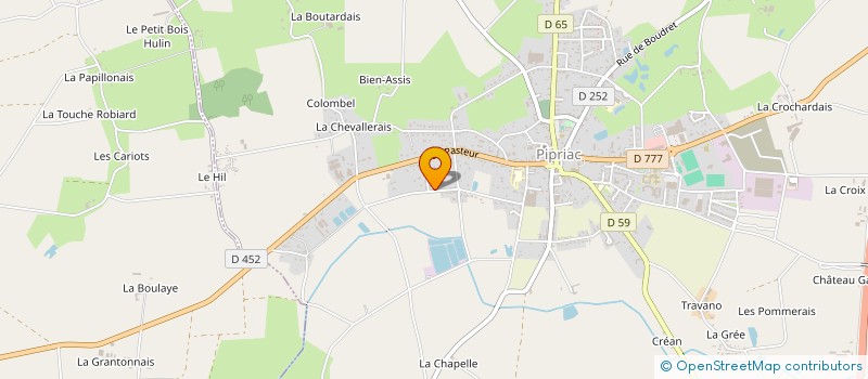 localisation de l'entreprise LCH HOLDING  PIPRIAC