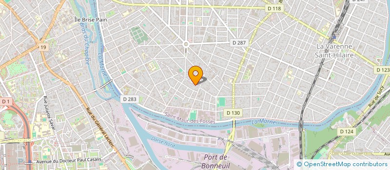 localisation de l'entreprise LCH IMMOBILIERE à SAINT-MAUR-DES-FOSSES