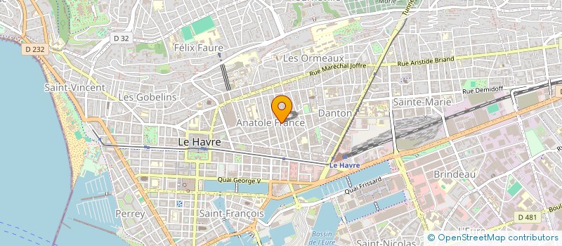 localisation de l'entreprise LCH INVESTMENTS à LE HAVRE