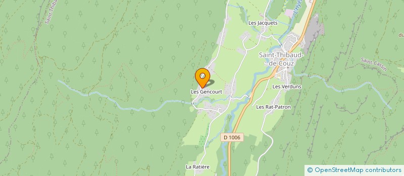 localisation de l'entreprise LCHABITAT  SAINT-THIBAUD-DE-COUZ