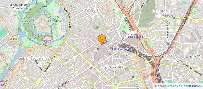 localisation de l'entreprise LCHC INVESTISSEMENT  LILLE