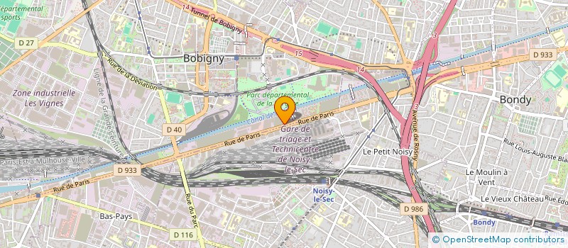 localisation de l'entreprise LCHI CONSULTING  BOBIGNY