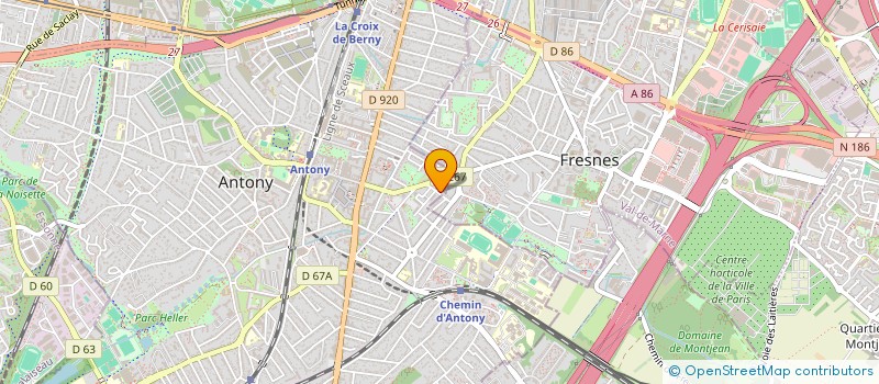 localisation de l'entreprise LCHJ à ANTONY