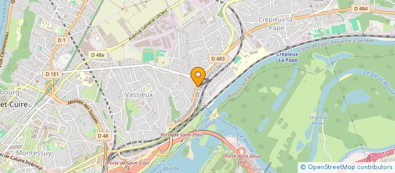 localisation de l'entreprise LCI  CALUIRE-ET-CUIRE