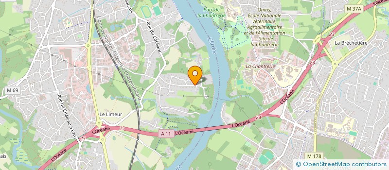 localisation de l'entreprise LCI NANTES BEAUJOIRE  LA CHAPELLE-SUR-ERDRE