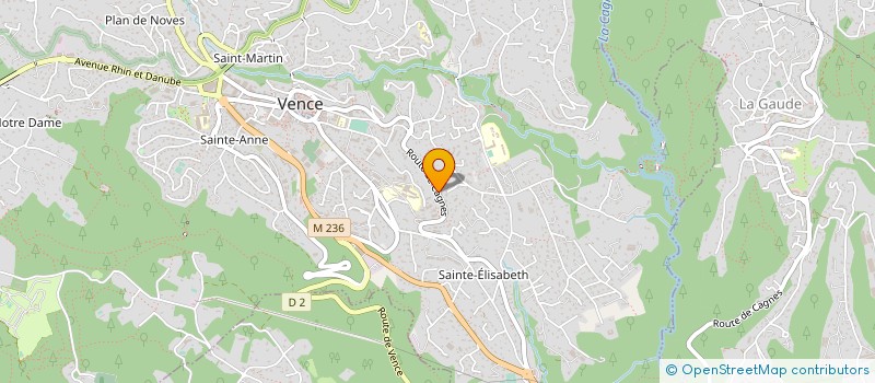 localisation de l'entreprise LCI POISBELAUD  VENCE