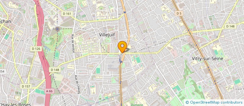 localisation de l'entreprise LCJ à VILLEJUIF