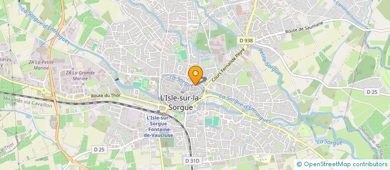 localisation de l'entreprise LCJ  L'ISLE-SUR-LA-SORGUE