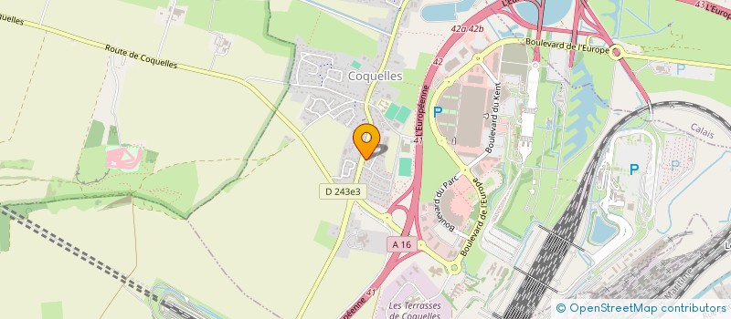 localisation de l'entreprise LCJ  COQUELLES