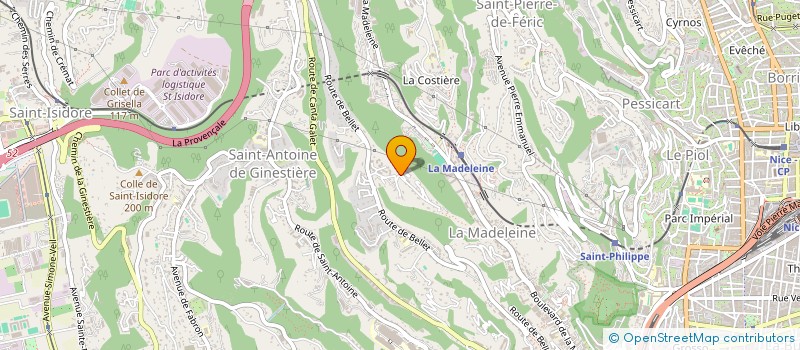 localisation de l'entreprise LCJ  NICE