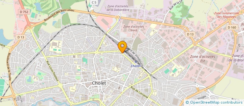 localisation de l'entreprise LCJ AVENIR à CHOLET