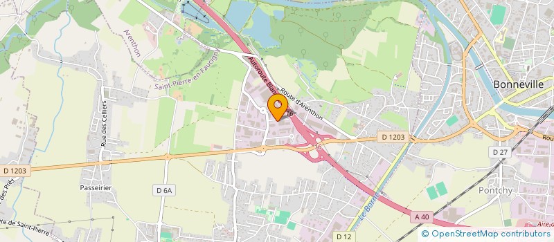 localisation de l'entreprise LCJ FINANCES  SAINT-PIERRE-EN-FAUCIGNY