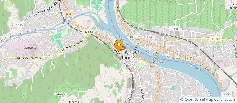 localisation de l'entreprise LCJ TOURNON à TOURNON-SUR-RHONE
