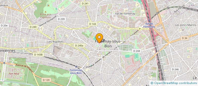 localisation de l'entreprise LCK 11 à FONTENAY-SOUS-BOIS