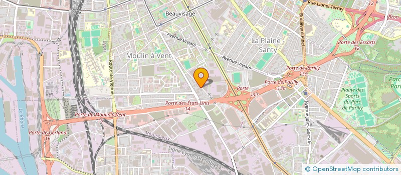 localisation de l'entreprise LCK  VENISSIEUX