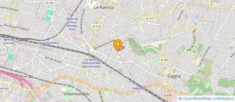 localisation de l'entreprise LCK à GAGNY