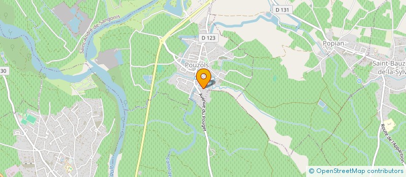 localisation de l'entreprise LCK IMMOBILIER  POUZOLS