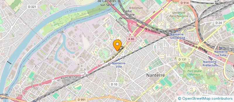 localisation de l'entreprise LCKMM  NANTERRE