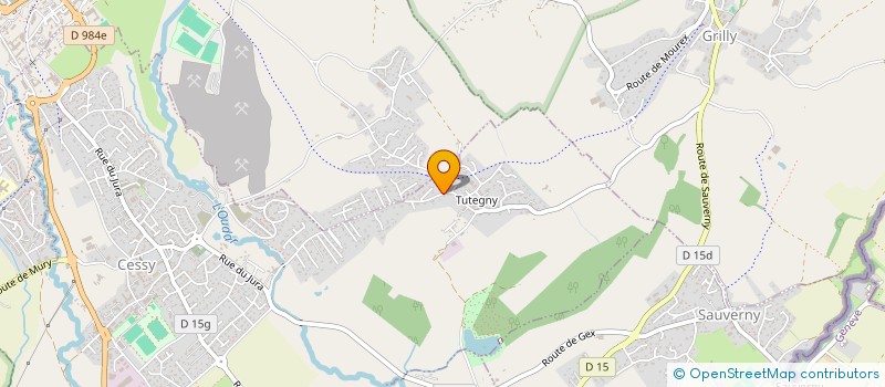 localisation de l'entreprise LCL  CESSY