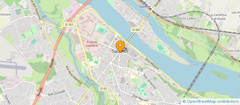 localisation de l'entreprise LCL IMMOBILIER à SAUMUR