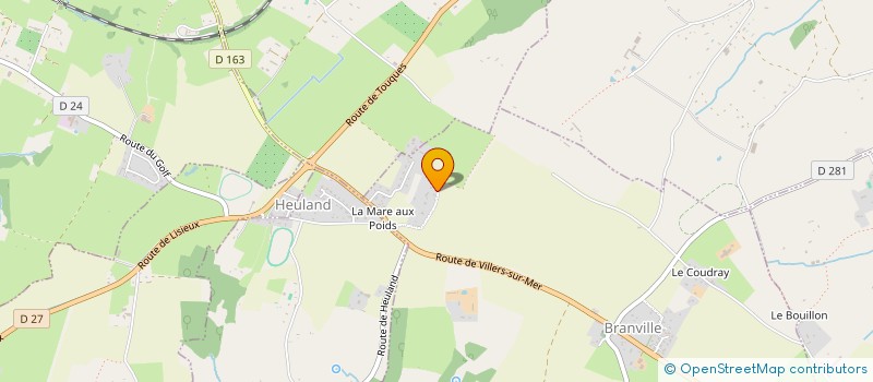 localisation de l'entreprise LCL JUMP  BRANVILLE