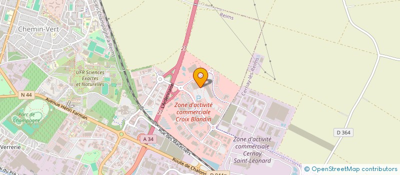 localisation de l'entreprise LCL RVL  REIMS