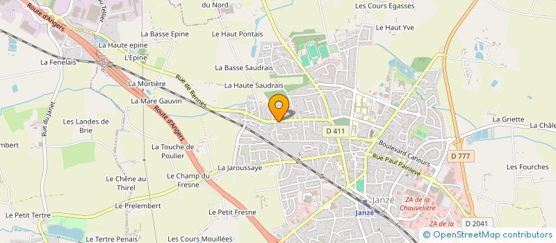 localisation de l'entreprise LCLB IMMO  CORPS-NUDS