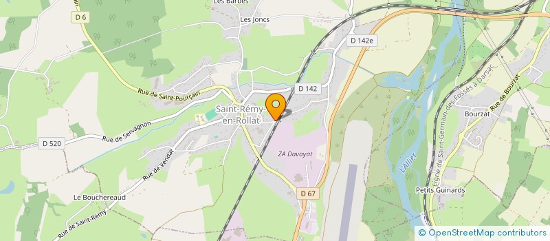 localisation de l'entreprise LCLEAN AUTO à SAINT-REMY-EN-ROLLAT