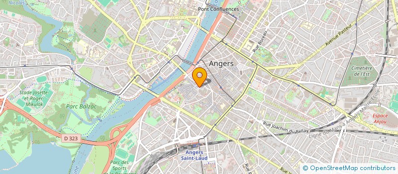 localisation de l'entreprise LCLG COURTAGE à ANGERS