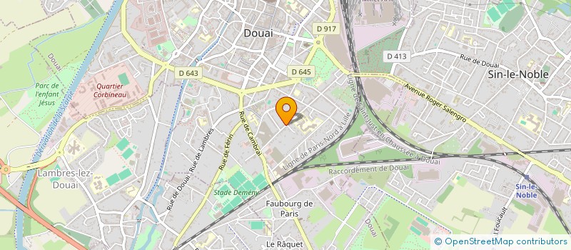 localisation de l'entreprise LCLN COURTAGES ET SOLUTIONS  DOUAI