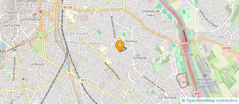 localisation de l'entreprise LCLRC SERVICES  TOULOUSE